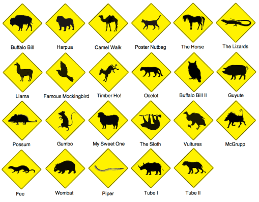 Animal Sticker Sheet