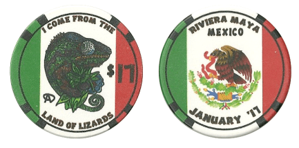 Mexico Poker Chip